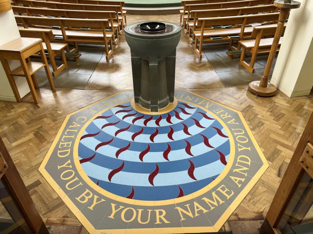 OLOL Baptismal font
